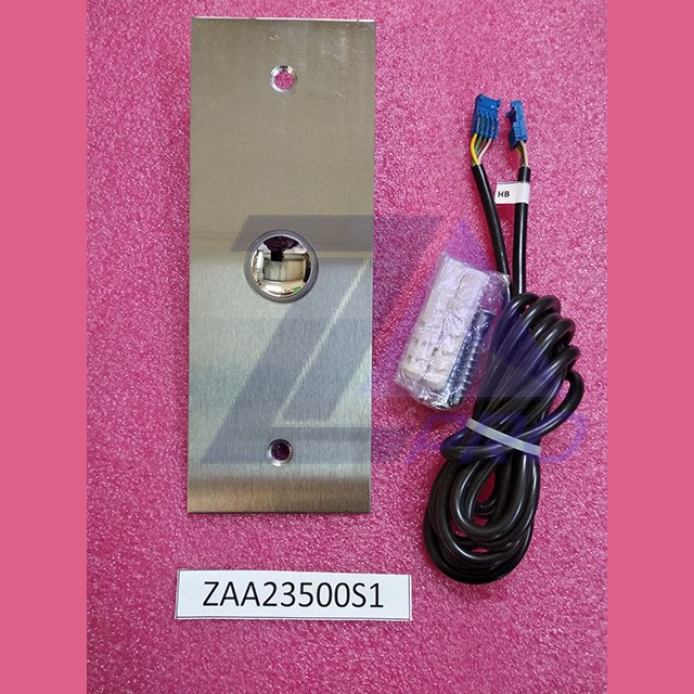 Пост вызова однокнопочный (кнопка ореол с красной подсветкой полированная) ZAA23500S1 Otis