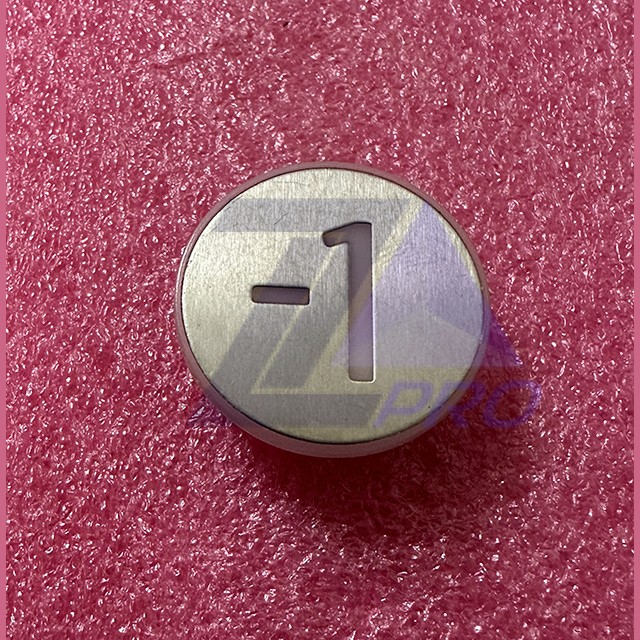 Нажимной элемент (толкатель) белый шлифованный "-1" KM870822G071 Kone