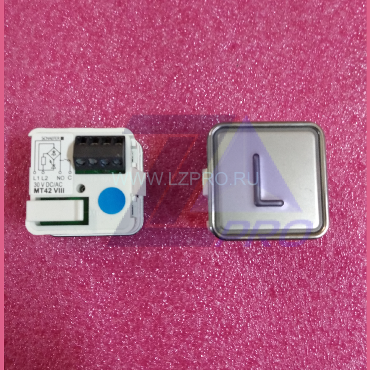 Модуль кнопочный "L" синяя подсветка MT42 VIII Schaefer