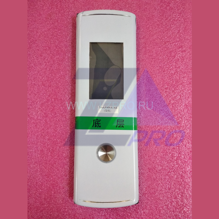 Вызывной пост с 1 кнопкой + 1 индикатор шлифован. нерж. XAA308NA5AS XIZI OTIS