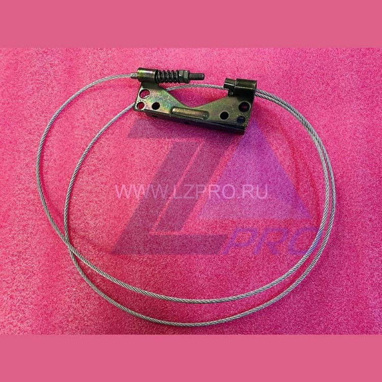 Тросик связи дверей кабины (с кронштейном крепления) d-3 мм L-1625 мм ECO HYDRA MIDI SUPRA Selcom