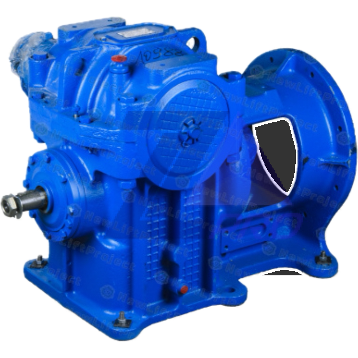 Редуктор лебедки РЧЛ-180х33 348М.02.01.000 исполнение правое МЛЗ