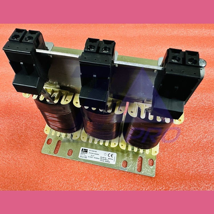 Трансформатор 3-Line reactor 50-60Hz 400Vac 1.1-1.2=5,1mH-16,0Aac (55,5mOhm) BLOCK