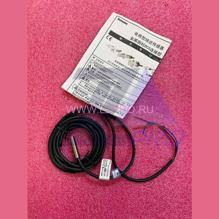 Индуктивный бесконтактный цилиндрический выключатель PR08-1,5DN, расстояние срабатывания 1,5 мм Autonics