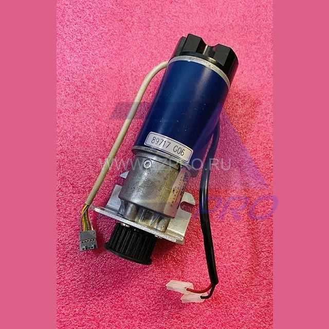 Двигатель привода дверей со шкивом и кронштейном 40VDC 1.65A 3150r/min KM89717G06 Kone