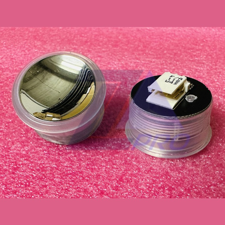 Кнопка (подсветка белая ореол, полированная, AMP разъем для MCS220) FAA25090AD118 Otis