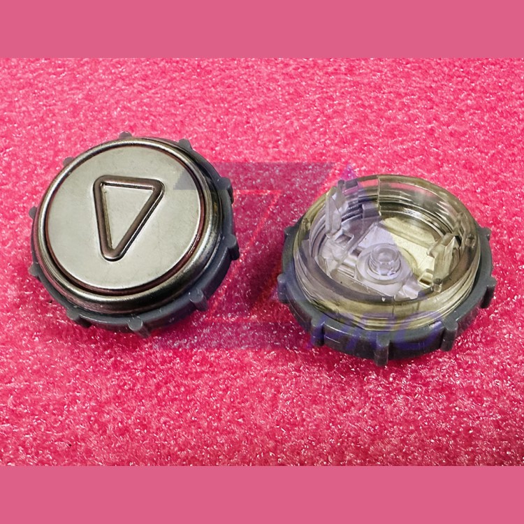 Модуль кнопочный круглый с гайкой, "стрелка", без платы ВКЛ13А-7П (7-4П)